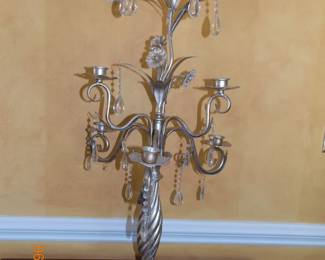 2 Gold candelabras
