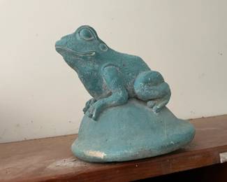 . . . cement frog