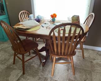 . . . dining table and chairs