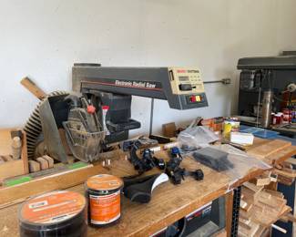 . . . radial arm saw