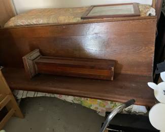 . . . antique church pew