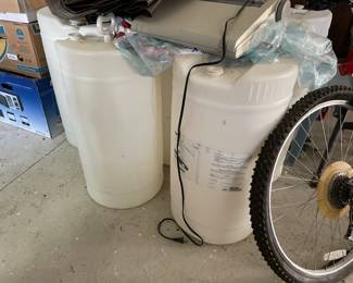 . . . water storage containers