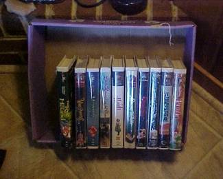 Disney VHS tapes (10).