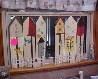 Wooden window decoration.