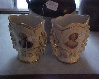 George and Martha Washington vases.