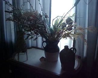 Faux floral arrangement