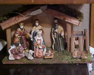 Nativity scene.