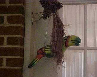 A tropical Bird decoration.