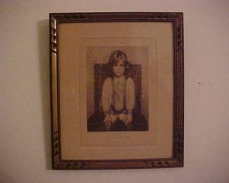 "Artist's Daughter" print.