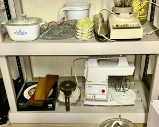 Kitchen items, small appliances (some items SOLD)