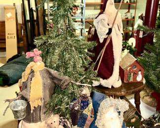 Christmas and holiday decor, Christmas trees (some SOLD)