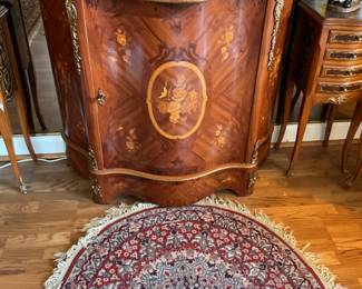 Italian marble top sideboard