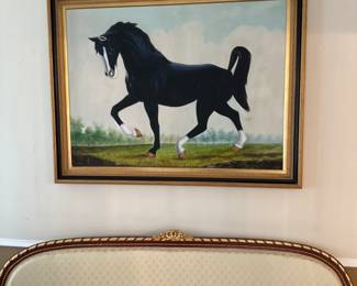 Black stallion art