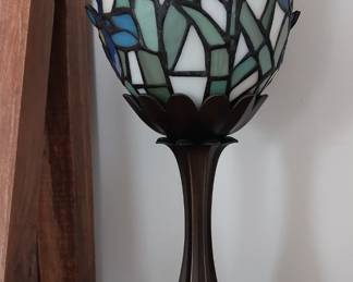 Art glass lamp
