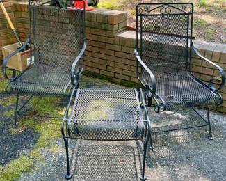 1960s stamp metal outdoor furniture 