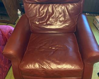 Quality leather recliner