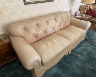 Quality leather couch