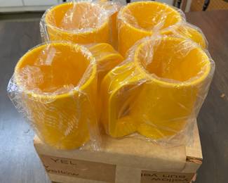 NOS plastic mugs
