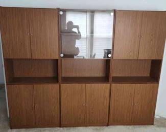 3 Piece Cabinet Shelf Unit