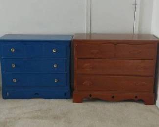 2 Wooden Dressers