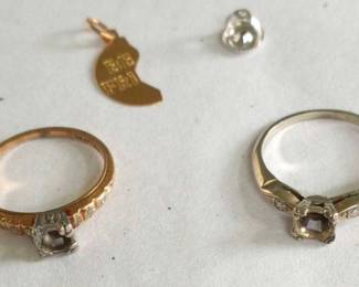 14KT, Platinum, Diamonds