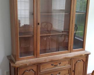 Wooden China Cabinet 