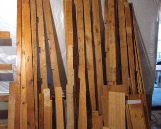 Assortment of Wood Pieces in Different Sizes