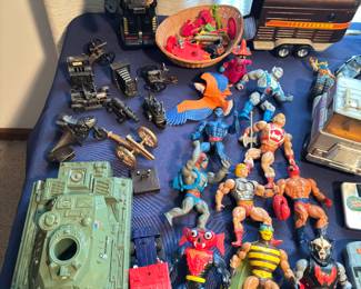 He-man toys, GI Joe toys