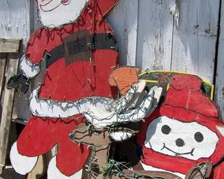 Old Christmas Cut Outs