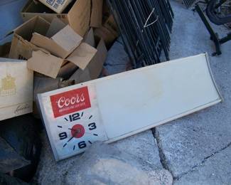 Vintage Coors Advertising Clock