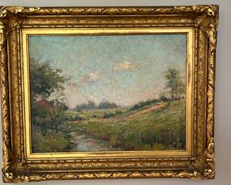 Small painting signed Th Robinson
