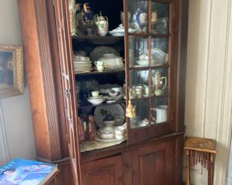 Eastern Virginia corner cupboard