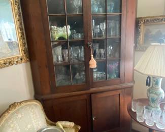 Valley of Virginia corner cupboard