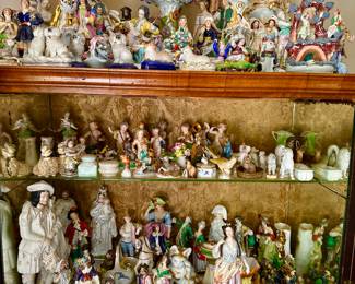 Staffordshire, Dresden, and other figures