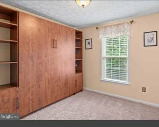Queen size Murphy bed/wall unit. Slept on twice. AVAILABLE FOR PRE-SALE. Price is $500.00- BUYER brings tools & labor to dismantle & carry out.