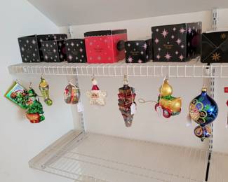 Radko Christmas ornaments. 