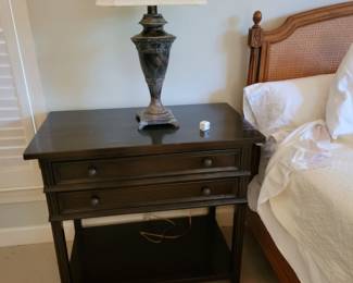 Pair of End Tables by Noir.