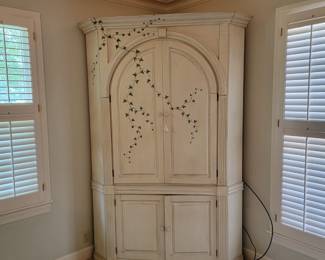 Custom Corner Cabinet.