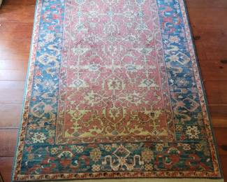 Karastan wool carpet 4'3" × 5'9".