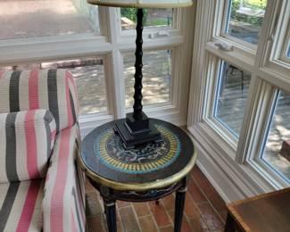 Over painted occasional table.