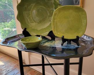 Pottery: R. Wood Studio Athens GA.