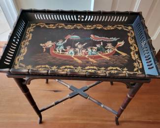 Asian Inspired Tray Table
