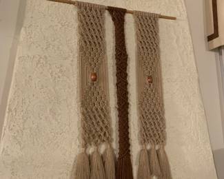 vintage macrame 