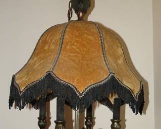 Vintage hanging lamps pair of these both working