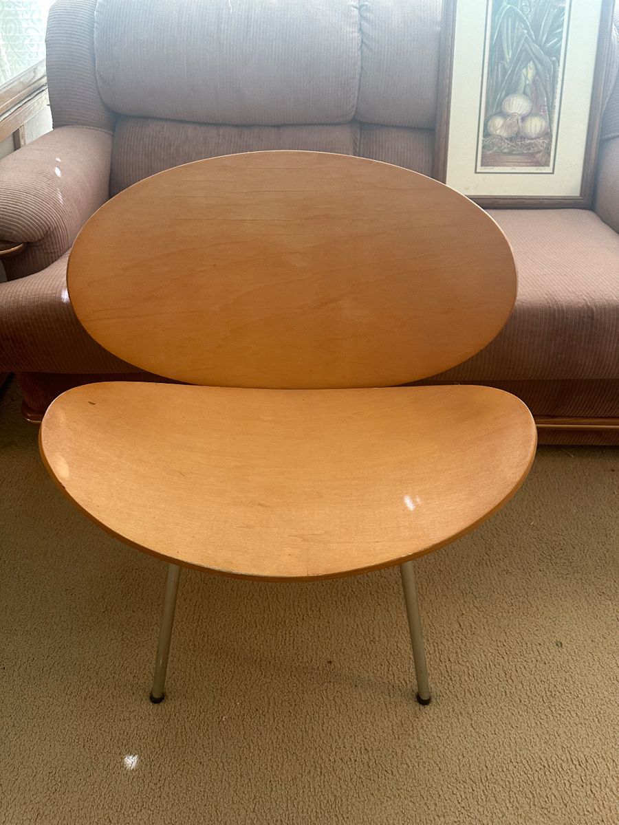 1980's Post Modern Molded Plywood Chair BUY IT NOW $150