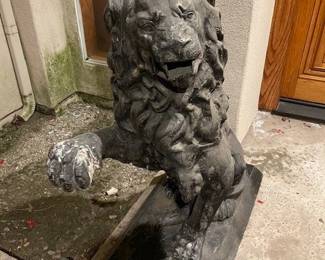 Lion statue