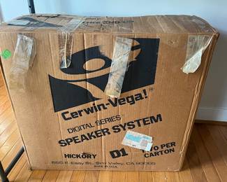 Cerwin-Vega speakers 