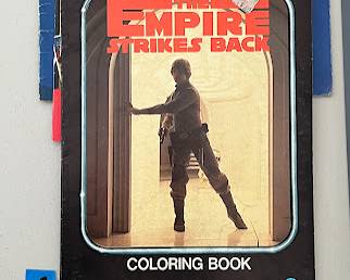 Star Wars coloring book never used 