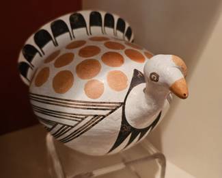 11. Acoma Pueblo turkey by Anita Lowden. 4.5" tall
