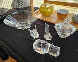 87. Assortment of Steuban optical glass